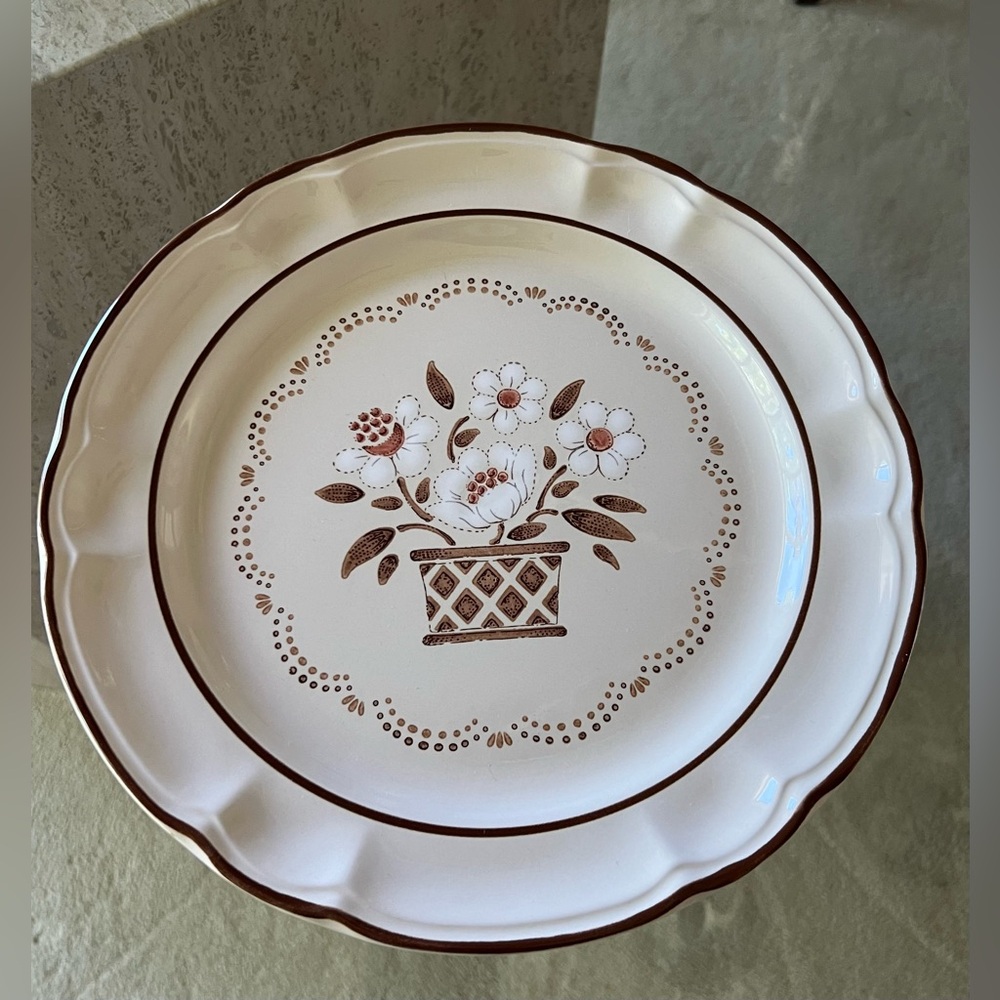 Hearthside Stoneware Cumberland "MAY BLOSSOM" Dinner Plate JAPAN
